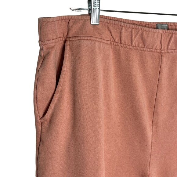 GAP Rust Cropped Sweatpants Women’s XXL Joggers Athleisure Lounge - Picture 6 of 8